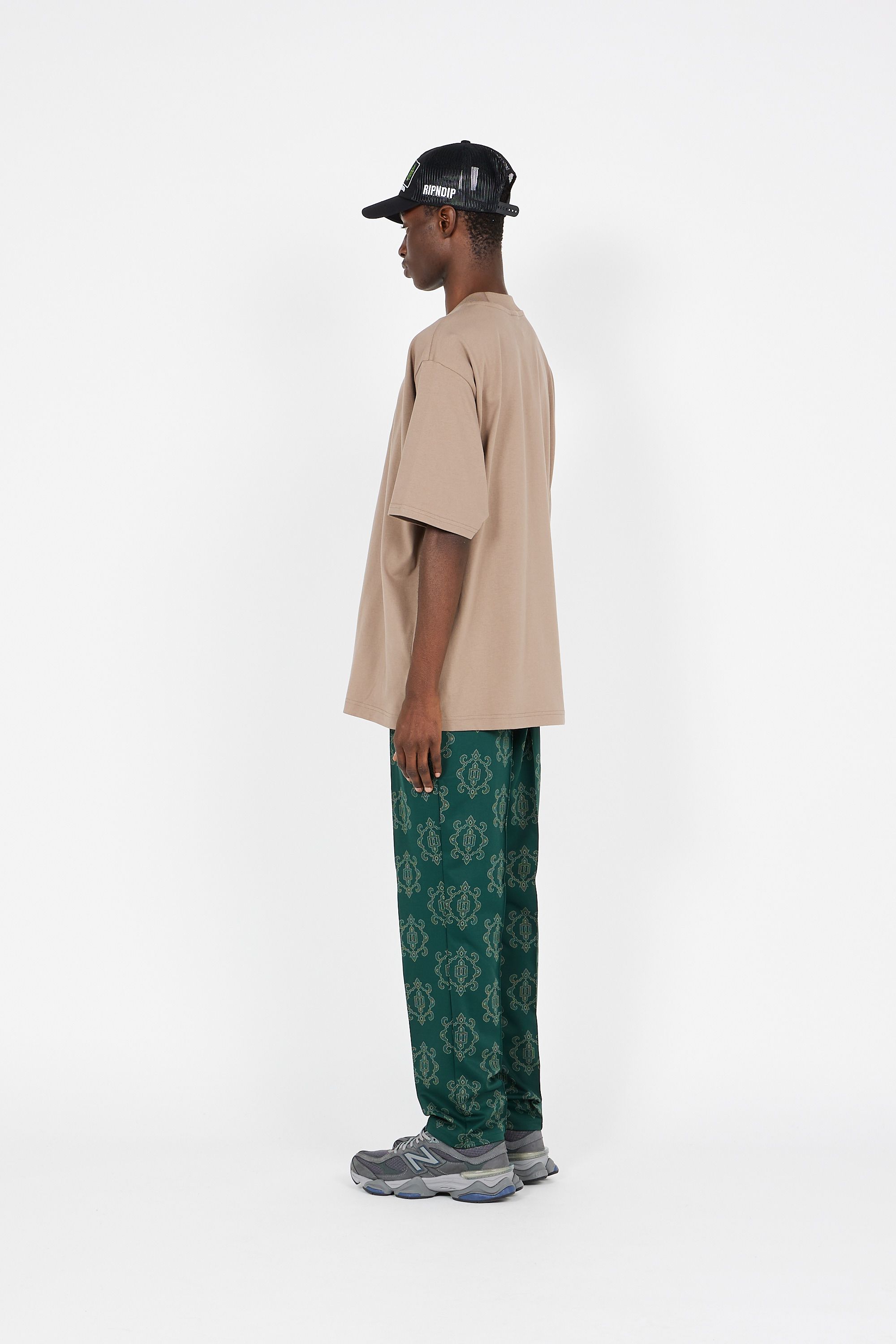 LES DEUX Jogging Ballier Jacquard Track Pants Vert