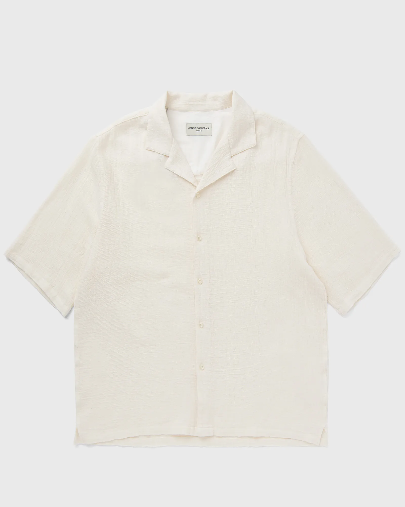 Officine Générale EREN SS CO TXTRED LENO WEAVE
