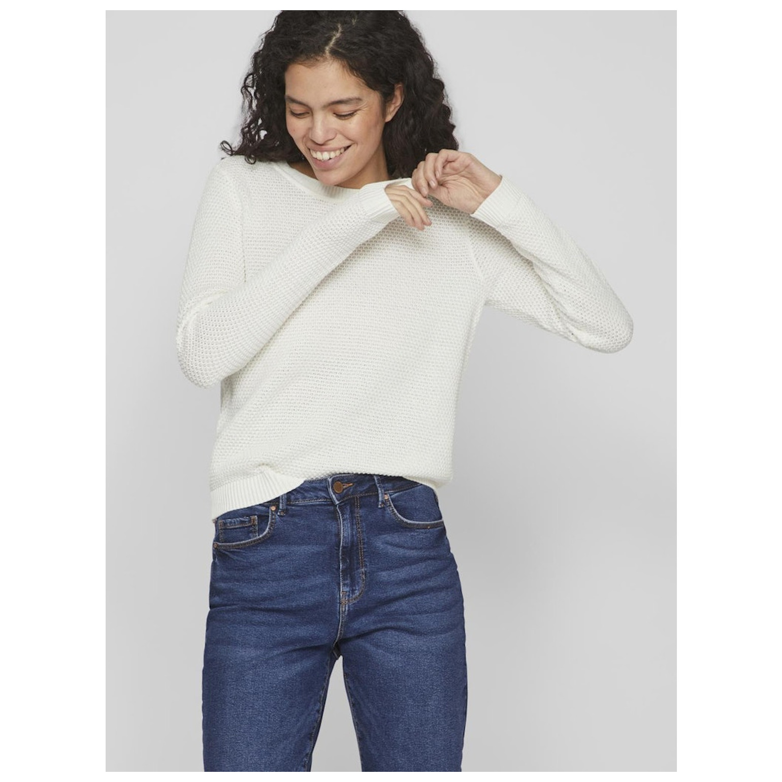 Vila VIDALO O-NECK L/S KNIT TOP- NO
