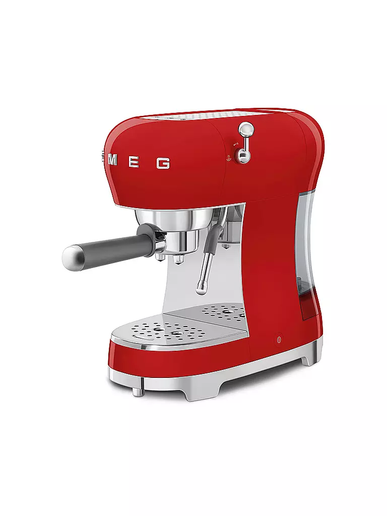 SMEG Espresso-Kaffeemaschine 50s Retro Style Rot ECF02BLEU rot