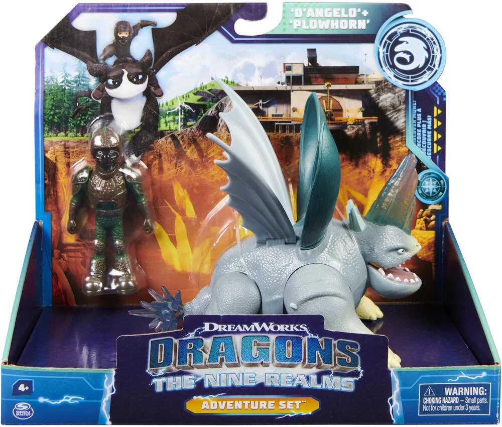 DRAGONS LES NEUF ROYAUME - PACK DRAGON ET VIKING D'ANGELO ET BISSOCORN