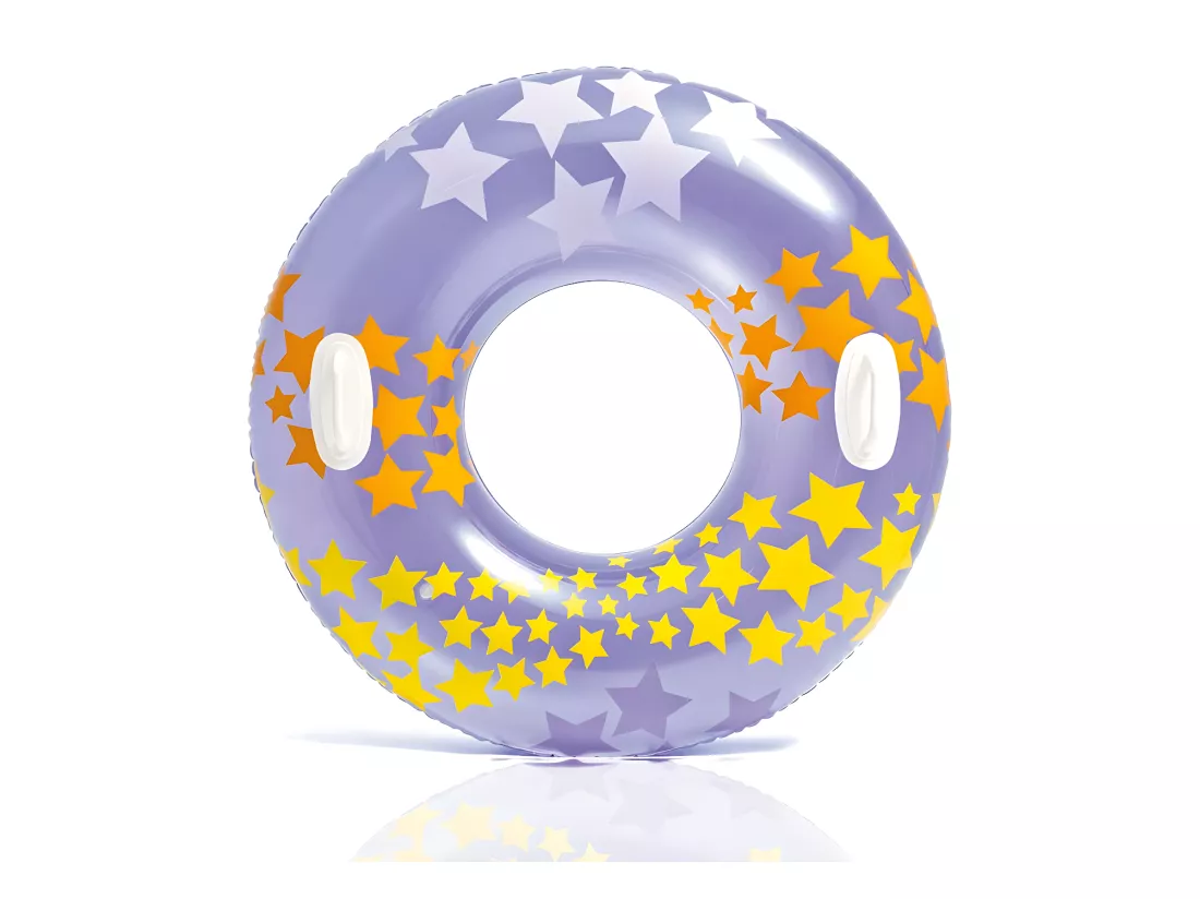 Bouée gonflable Etoiles Magiques Violet Ø 91 cm - Intex