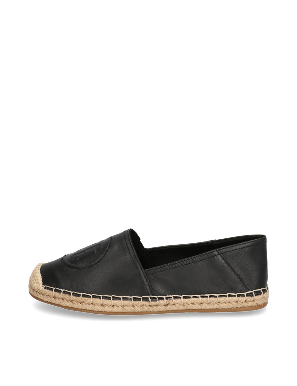 FEMININE LEATHER ESPADRILLE