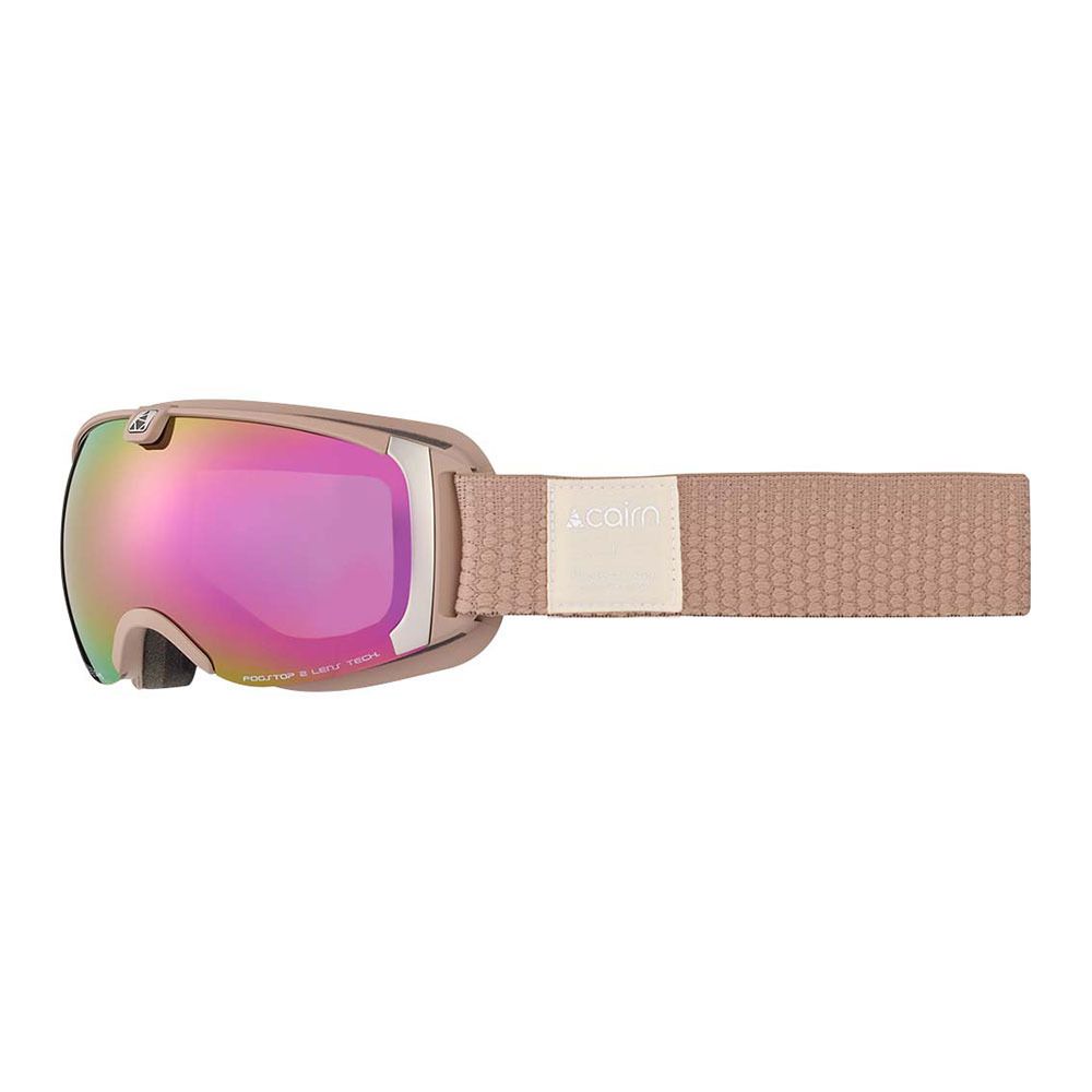 Cairn PEARL - Masque ski Femme mat latte pink/pink