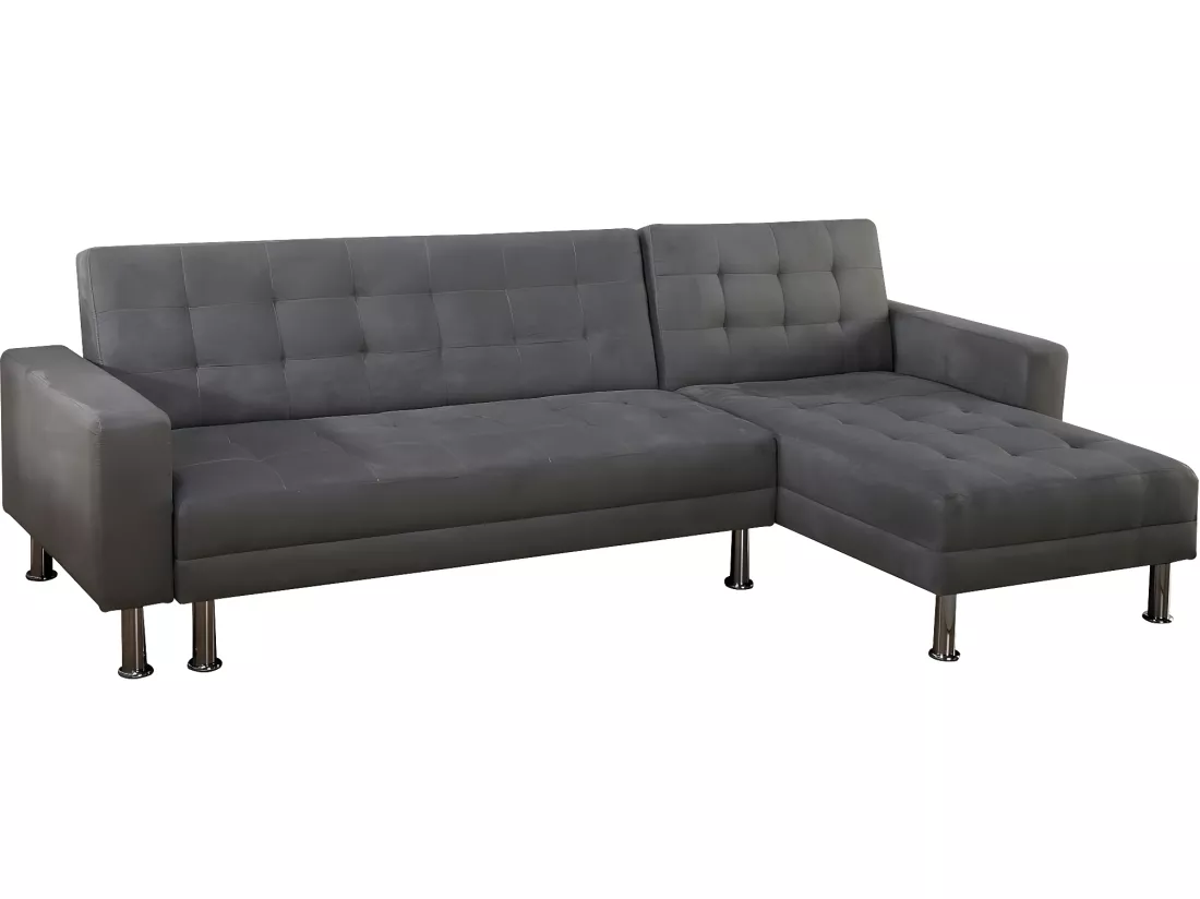 Canapé d'angle convertible et réversible 