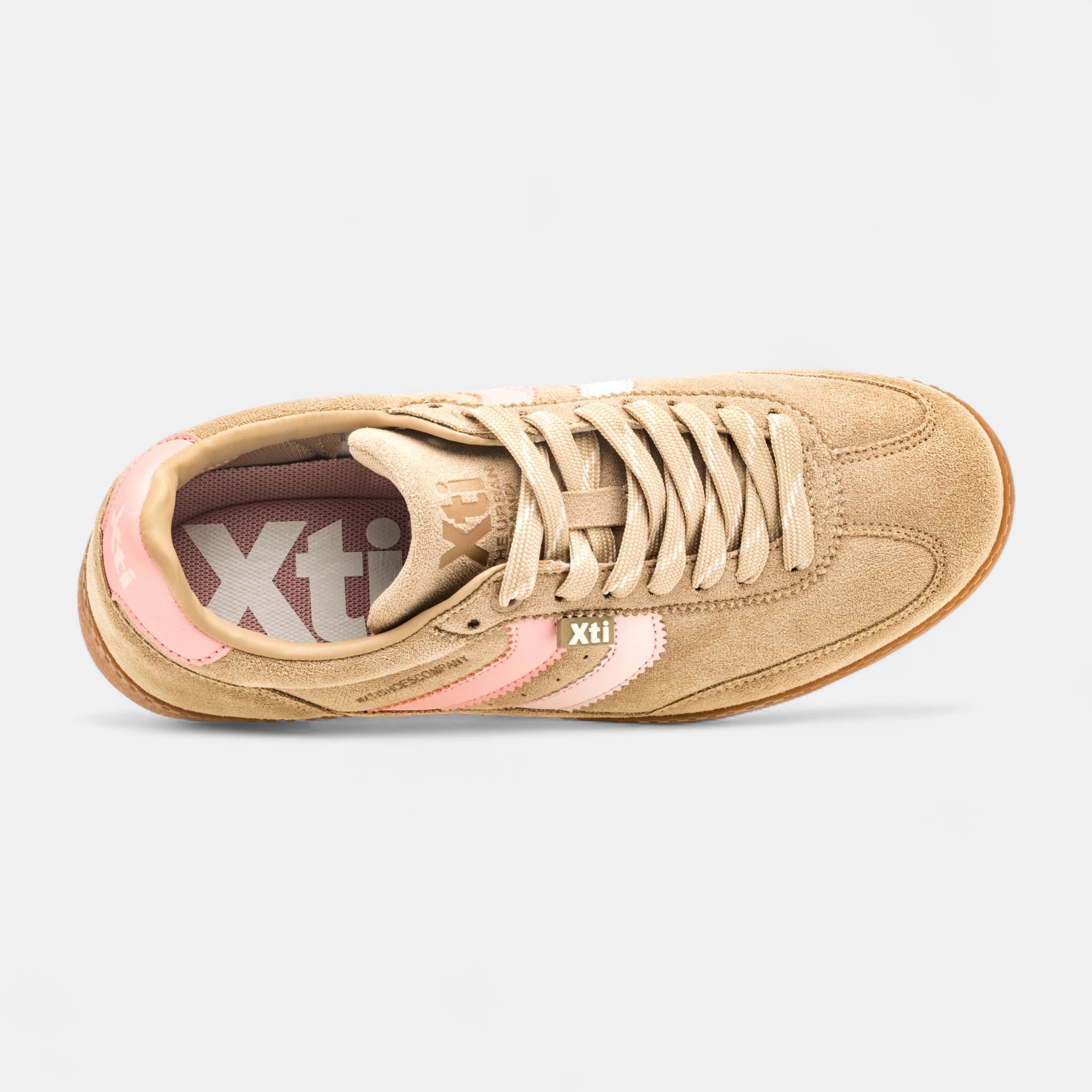 Baskets basses Femme beige