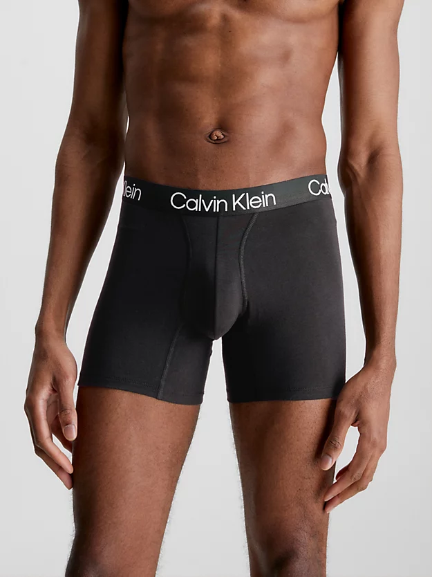 Cuecas Boxer Longas Modern Structure - Pacote com 3 unidades