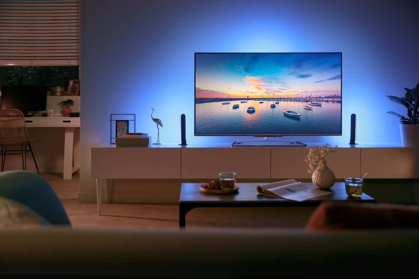 Philips Hue - White & Color Ambiance Play-Lysskinne 2-Pakke Hvid