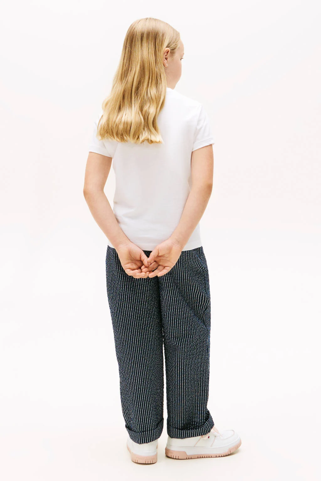 Tommy Hilfiger T-shirt wit met pailletten