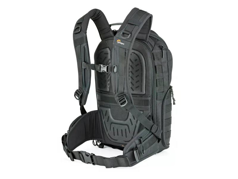 Lowepro Fotorucksack ProTactic BP 350 AW II (GRL) Schwarz Robuster Kamerarucksack aus recycelten Materialien