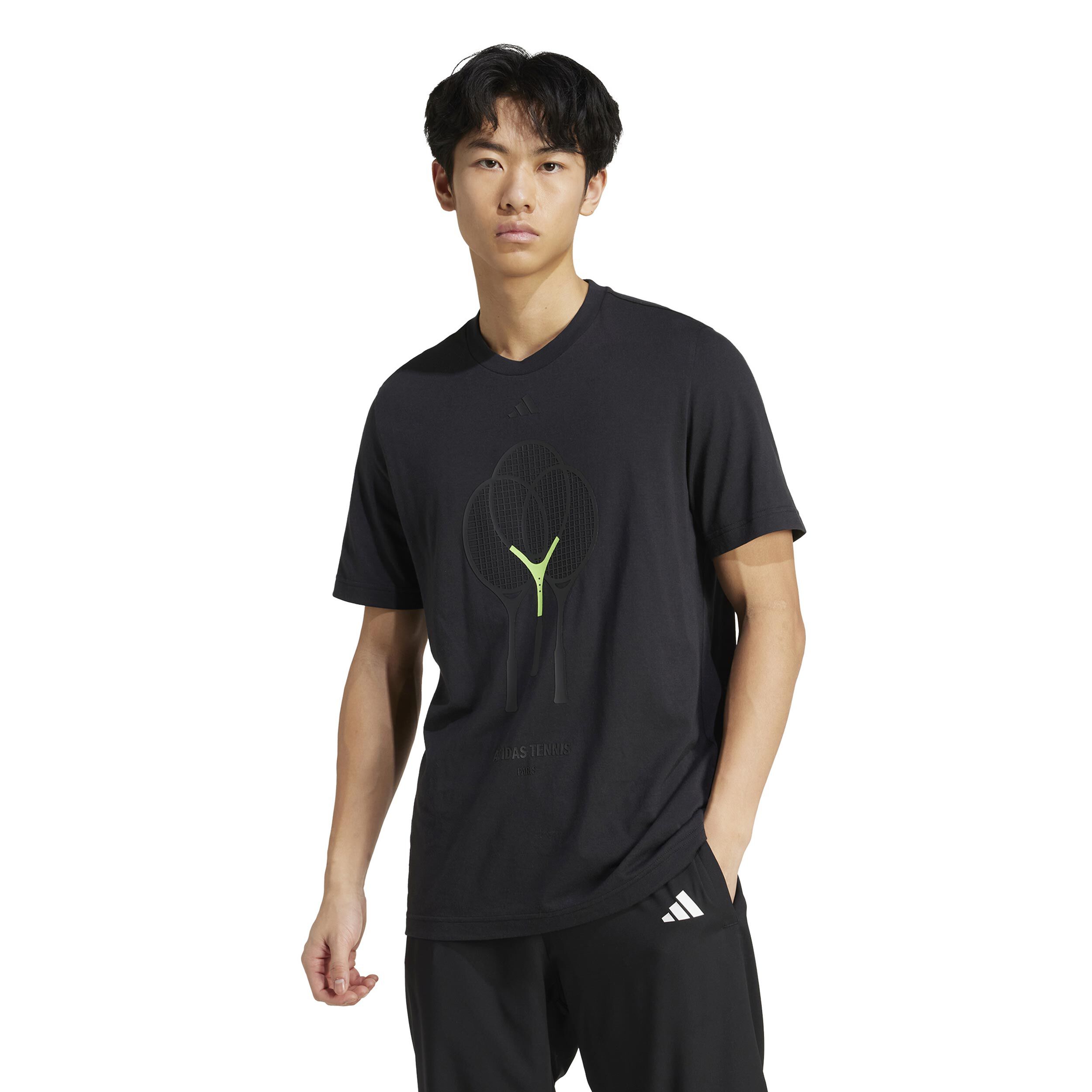 adidas Racket T-shirt Hommes - Noir