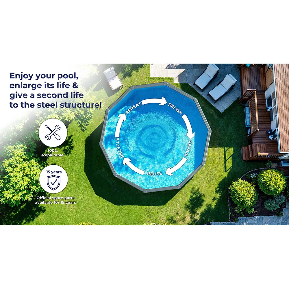 Gre pools Fidji Steel Walls 610x375x120 cm Pool