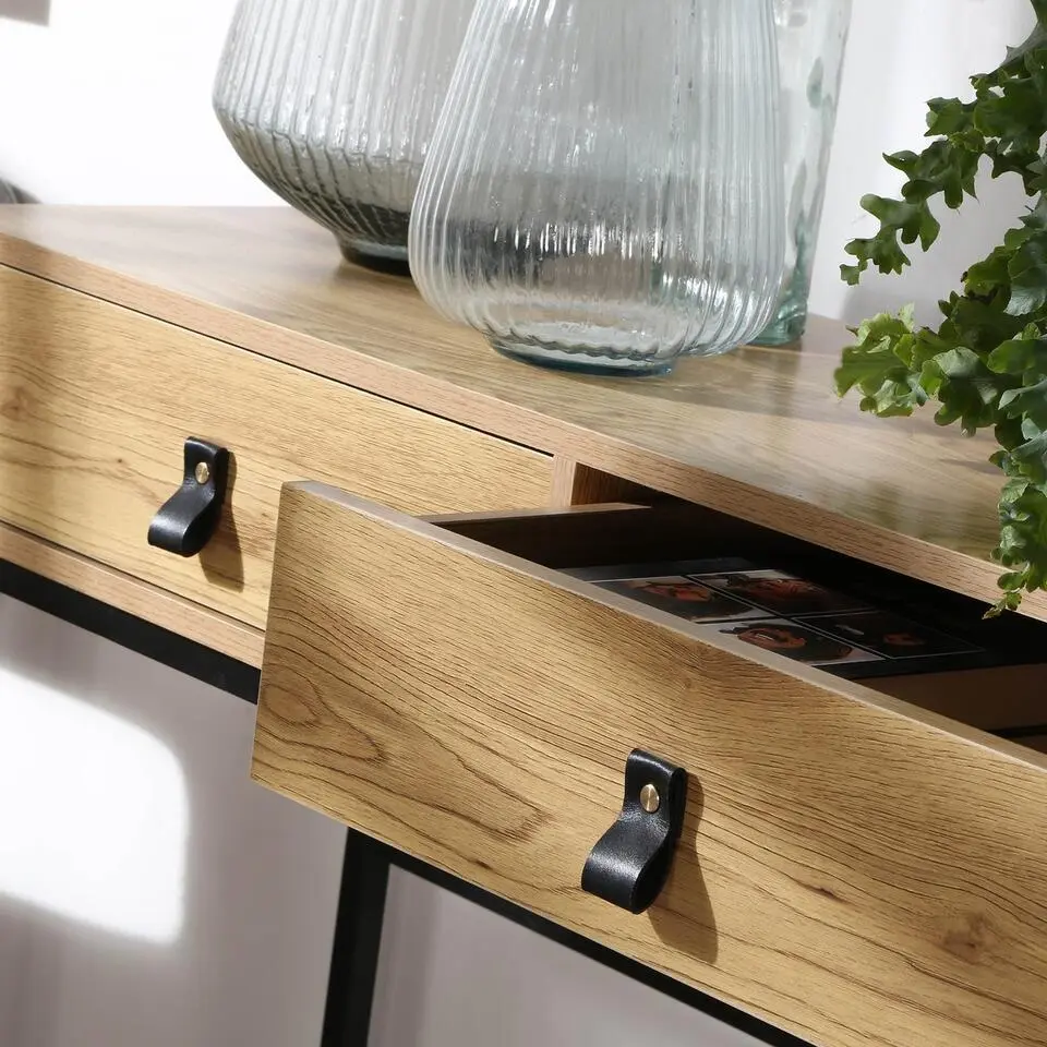 CALICOSY - Sidetable JILL - Licht hout - 80.5x100.3x35.3 cm