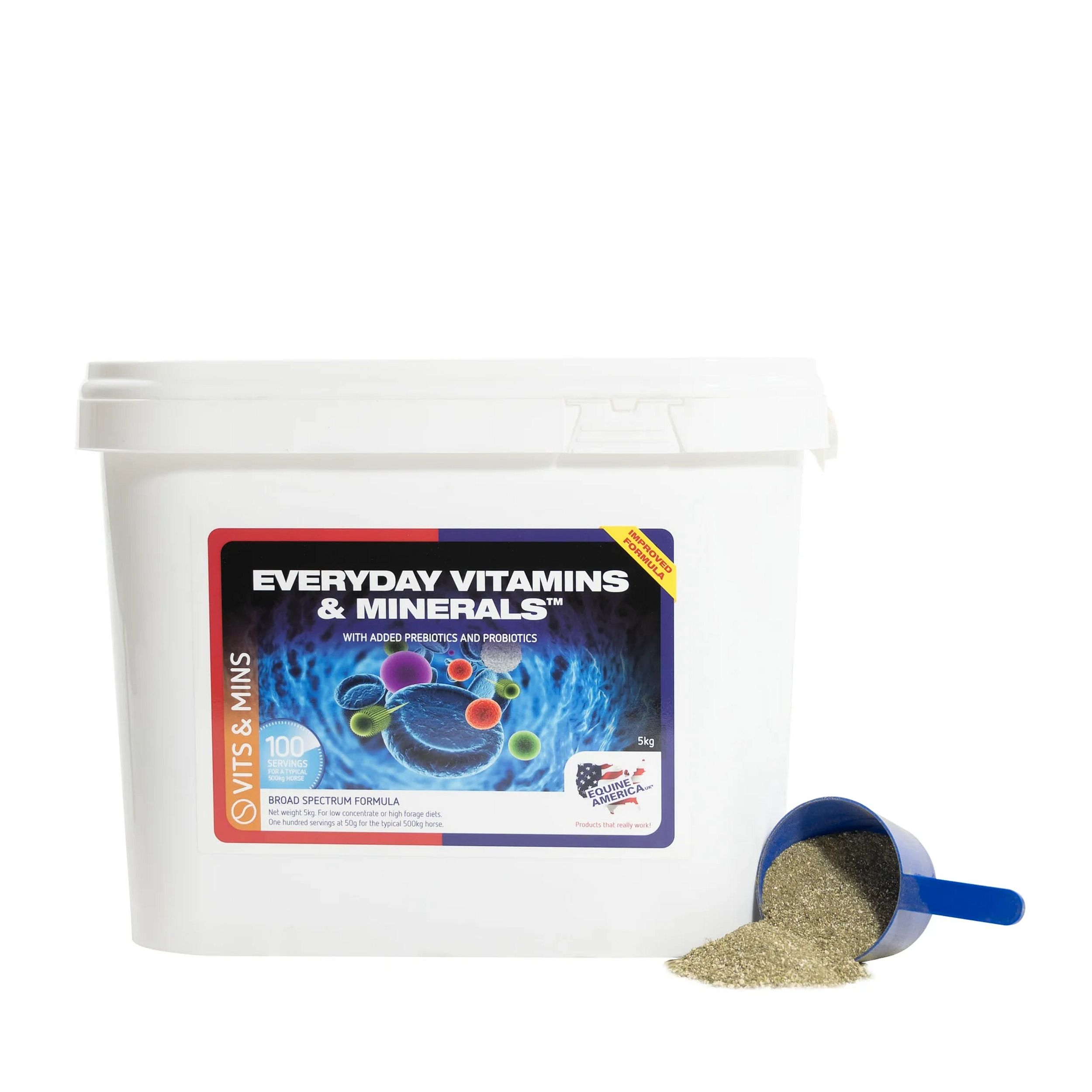 Everyday Vitamin Mineral Supplement Pellets Equine America 1.5 kg