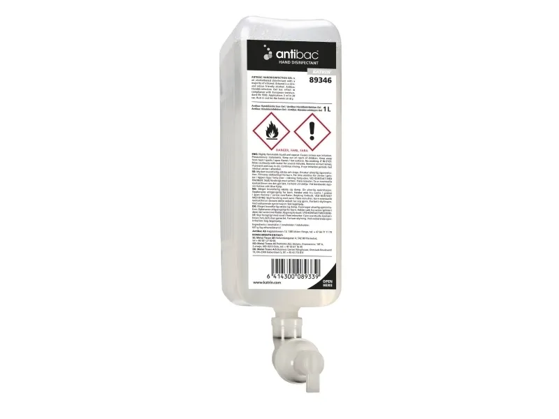 Desinfektion Katrin 89346, 1 ltr. - (karton á 6 stk.)