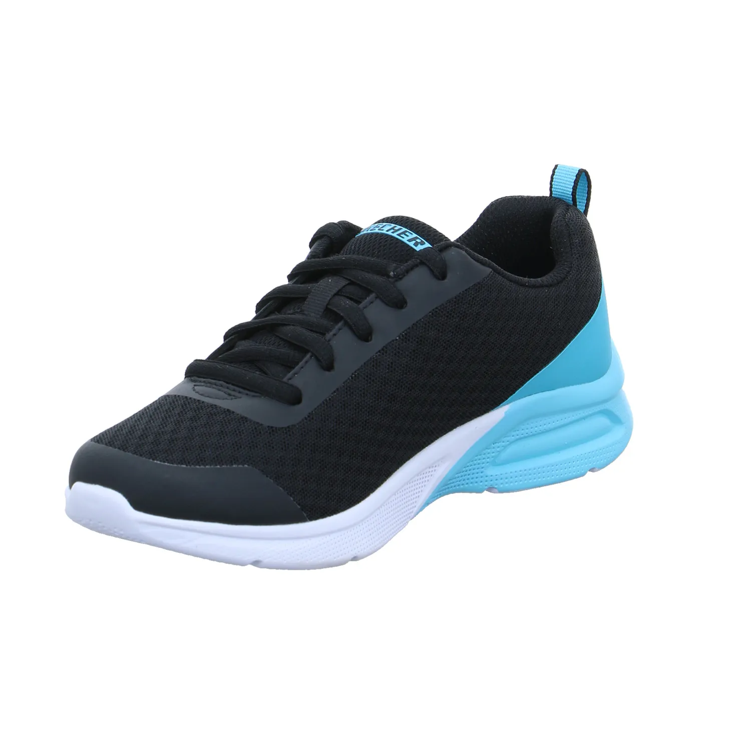 SKECHERS Mädchen-Halbschuh Binder Schwarz Textil  Sneaker