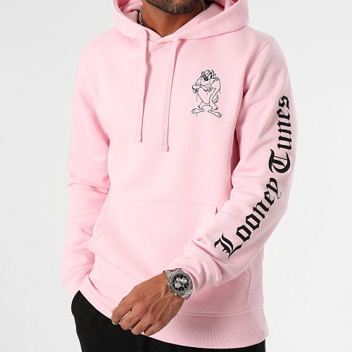 Sweat Capuche Sleeves Angry Taz Rose