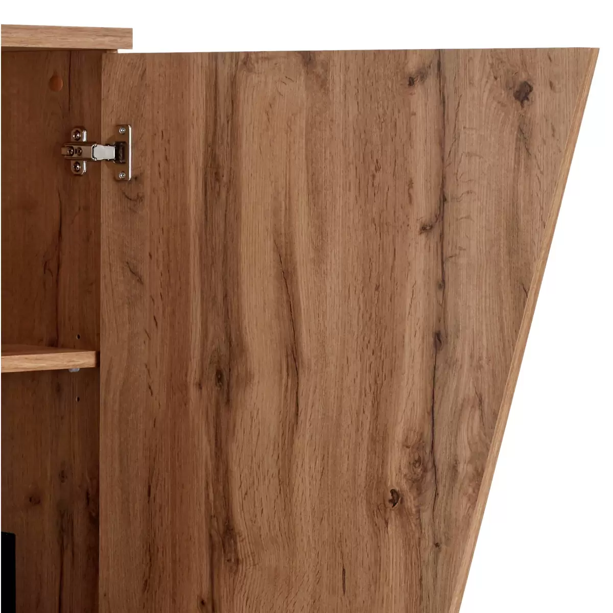 Highboard Venedig Betonoptik,Eiche