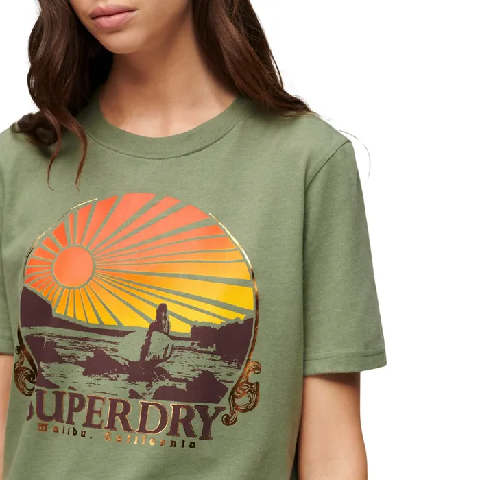 Superdry Travel Souvenir Shirt Dames