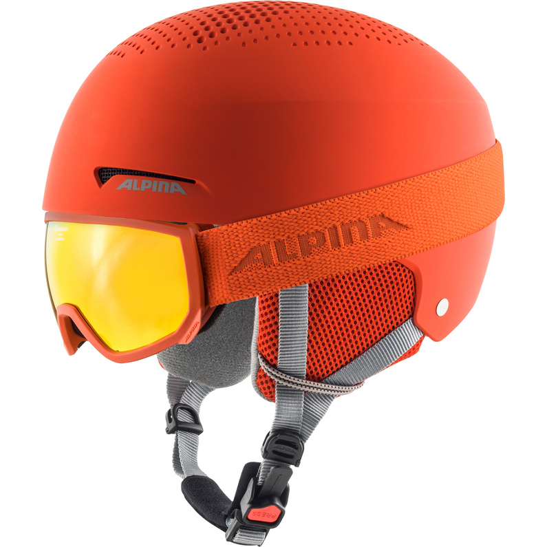 Alpina Kinder Zupo+Scarabeo Jr. Set Skihelm