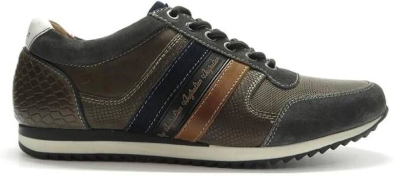 Australian Grijze Baksteen Blauwe Leren Schoen