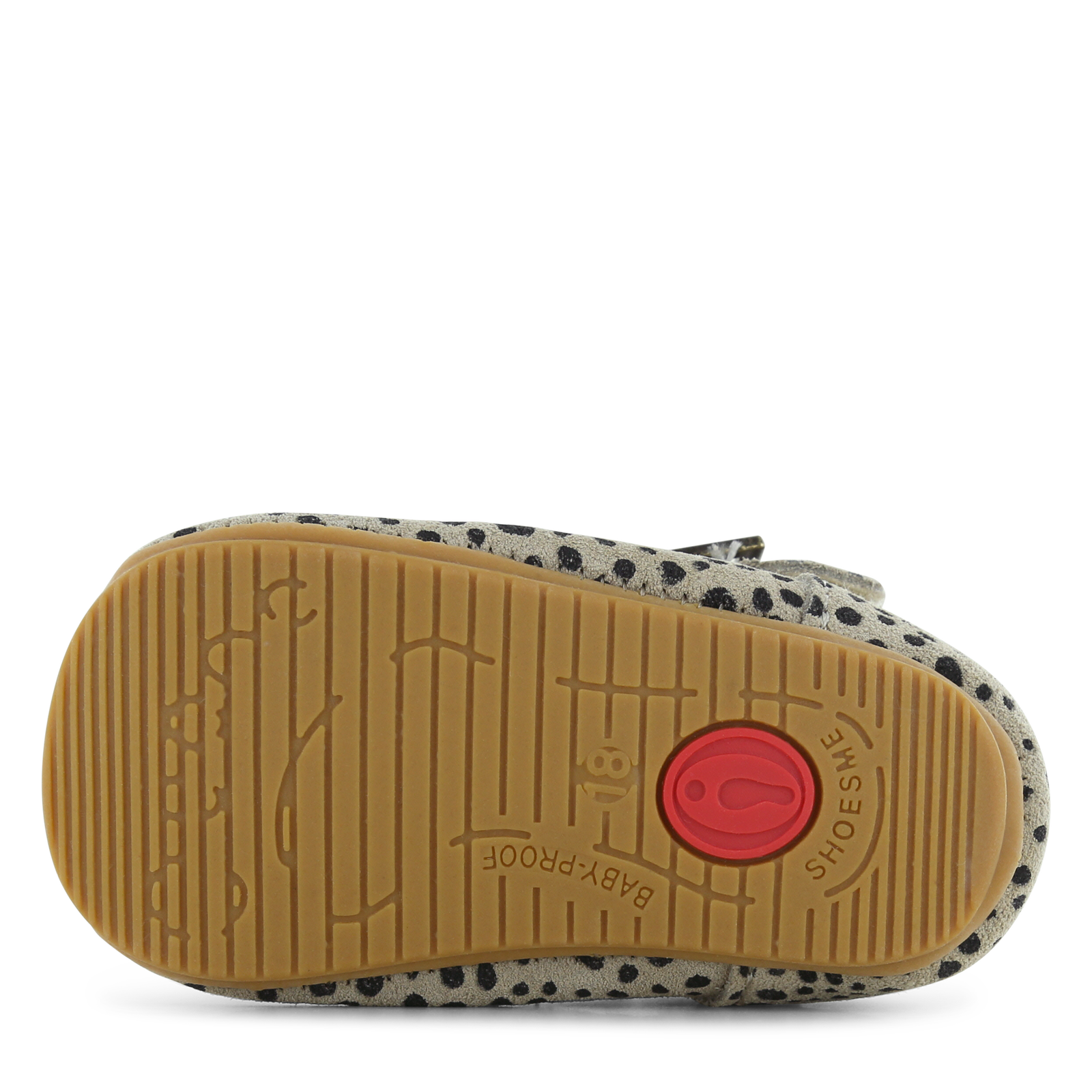 Shoesme BABY-PROOF® T-band schoentje met dots Suède | Sale