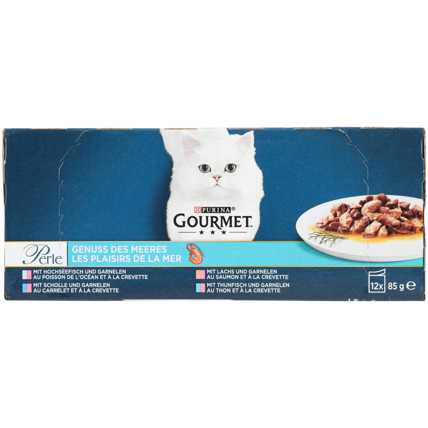 Gourmet Perle Genuss des Meeres Fisch 12x85g