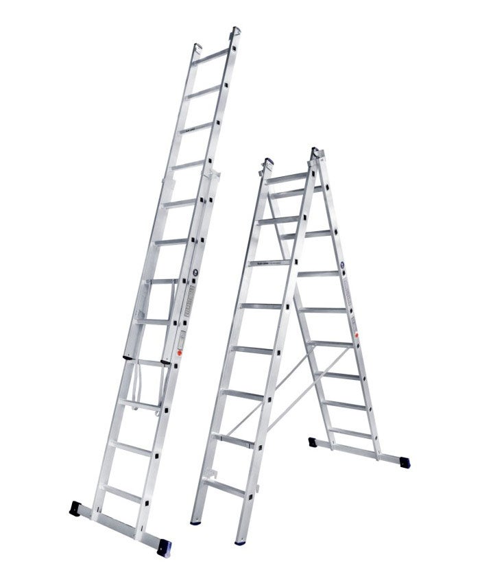 Iller multifunctionele ladder Eurostars 2x10 sporten
