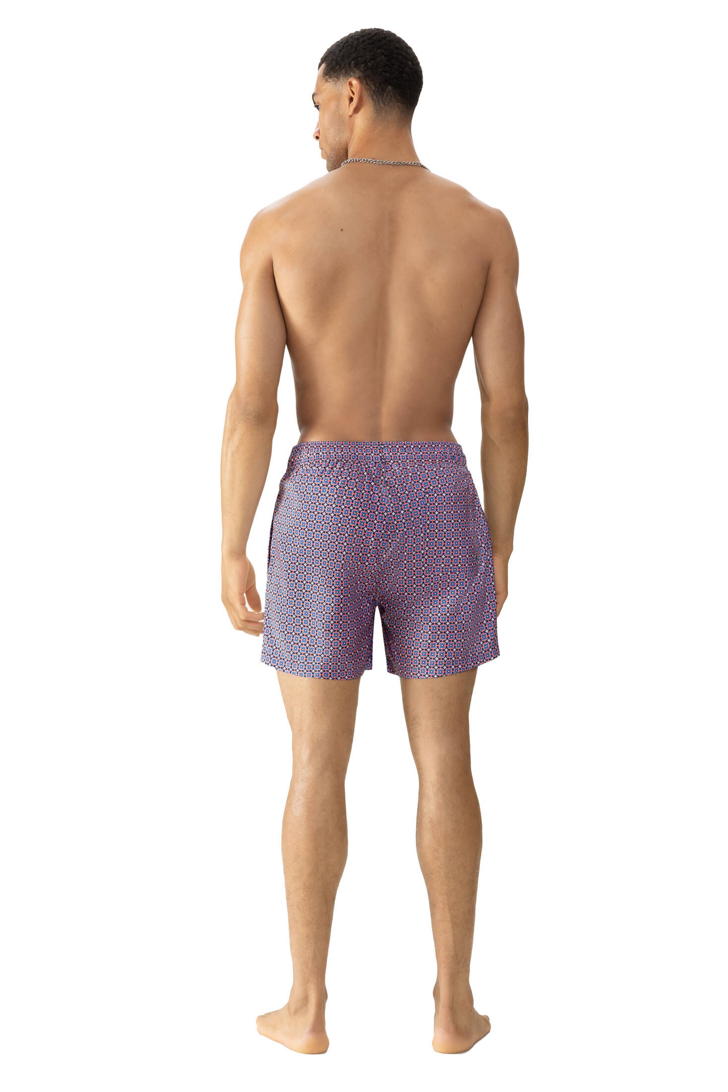 mey| Herren Badeshorts Serie Retro Print