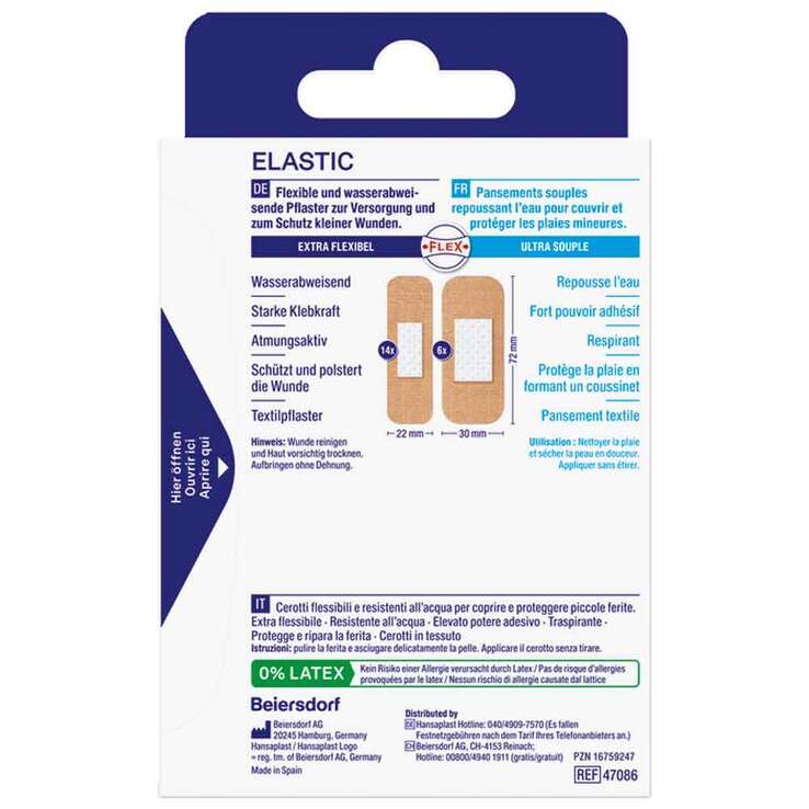 Hansaplast Elastic Pflasterstrips, 20 St