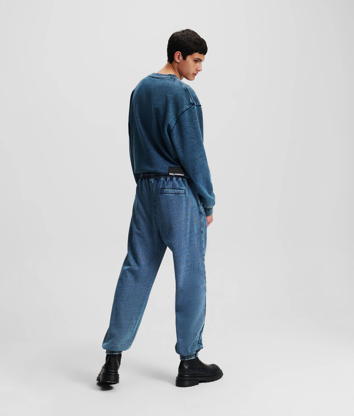 PANTALON DE JOGGING EFFET DÉLAVÉ À L'ACIDE KLJ