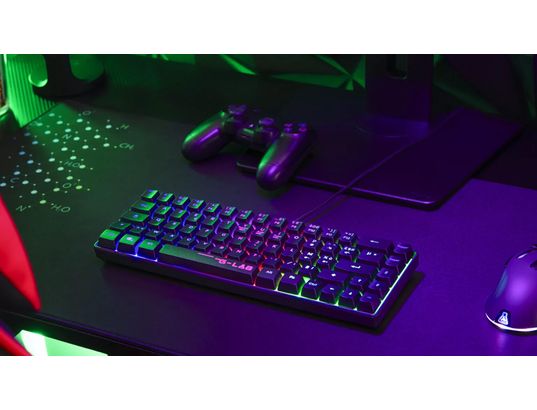 THE G-LAB - Clavier gamer Keyz Hydrogen noir (FR)