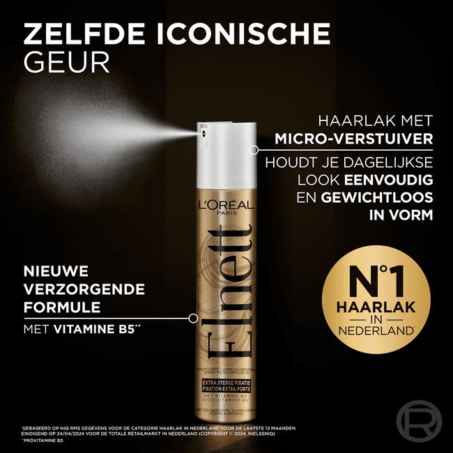 L'Oréal Paris Elnett Satin Extra Sterk Haarspray 400 ML
