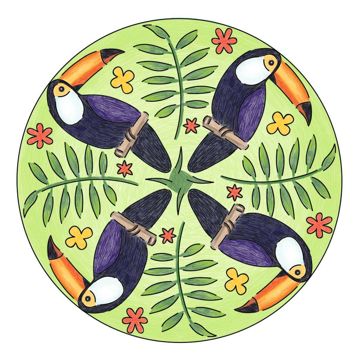 Ravensburger Spiel Mandala Designer Flamingo & Friends