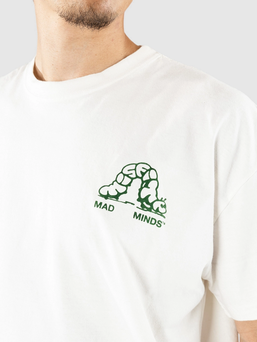 Misfit Shapes Third Cycle T-Shirt pigment thrift white
