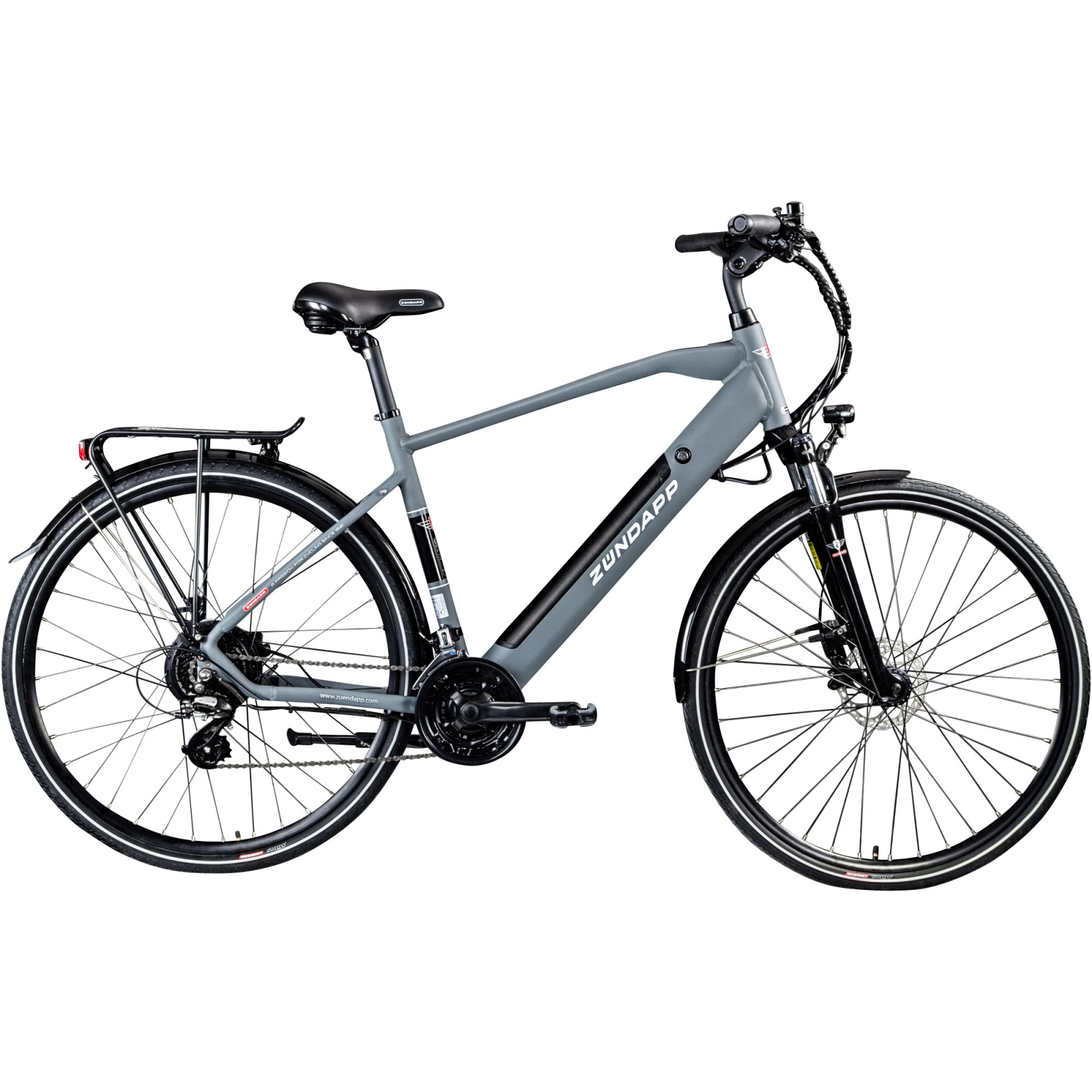 Zündapp Elektro Herren-Trekkingrad Z810 - grau - 52 cm