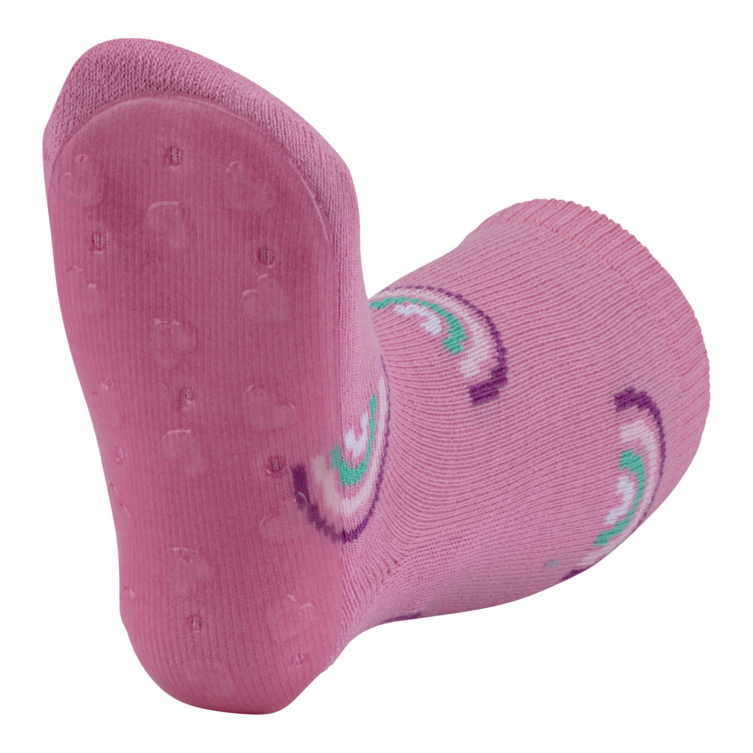 Sterntaler 2er-Pack ABS-Socken Fliesen Flitzer Einhorn Regenbogen rosa/pink