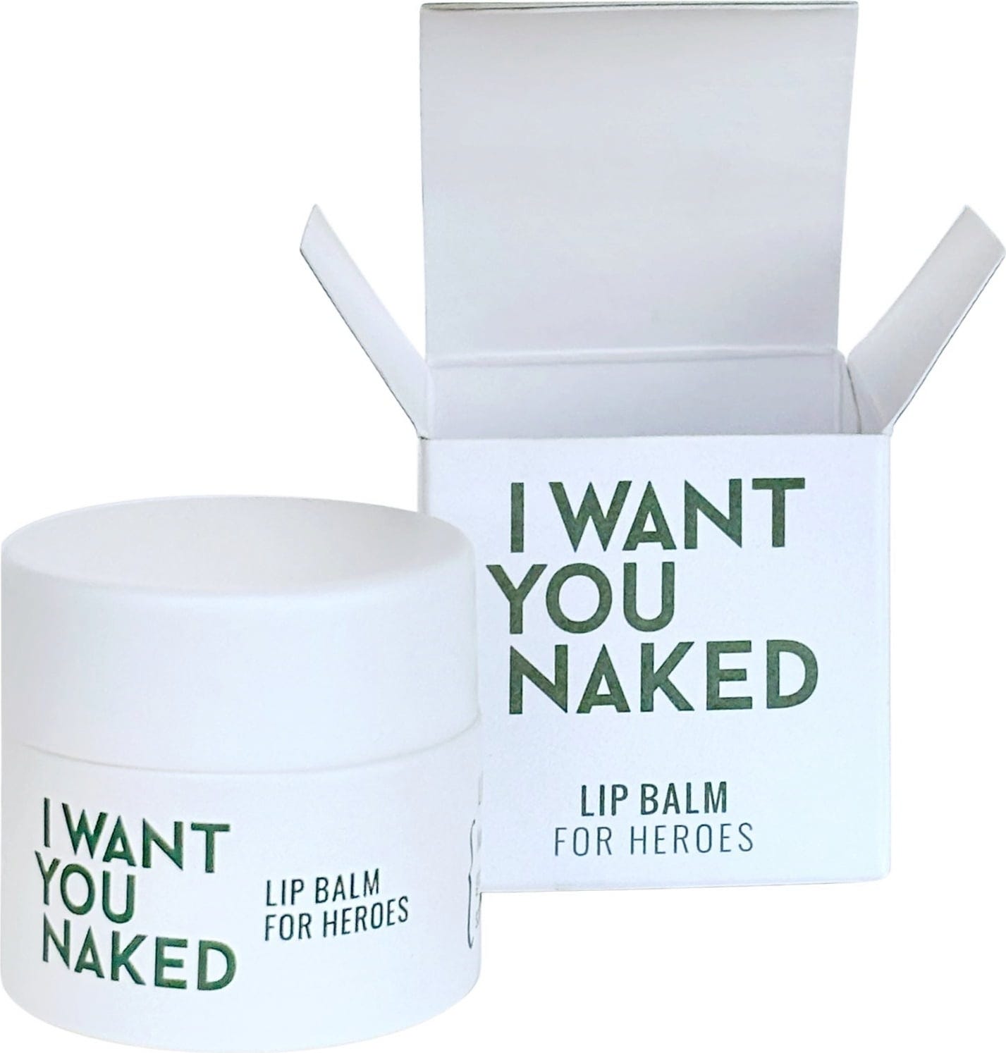 I WANT YOU NAKED  Lip Balm FOR HEROES, 10 ml