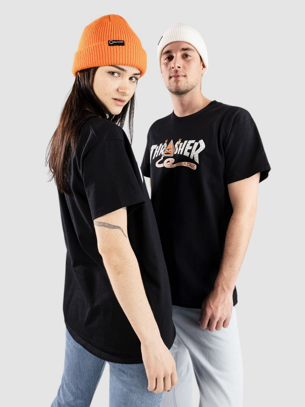 Thrasher X Toy Machine Pyramid T-Shirt black