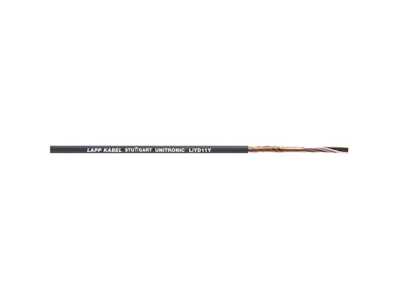 LAPP 33303/500 Datakabel UNITRONIC® LiYD11Y 3 x 0.25 mm² Sort 500 m