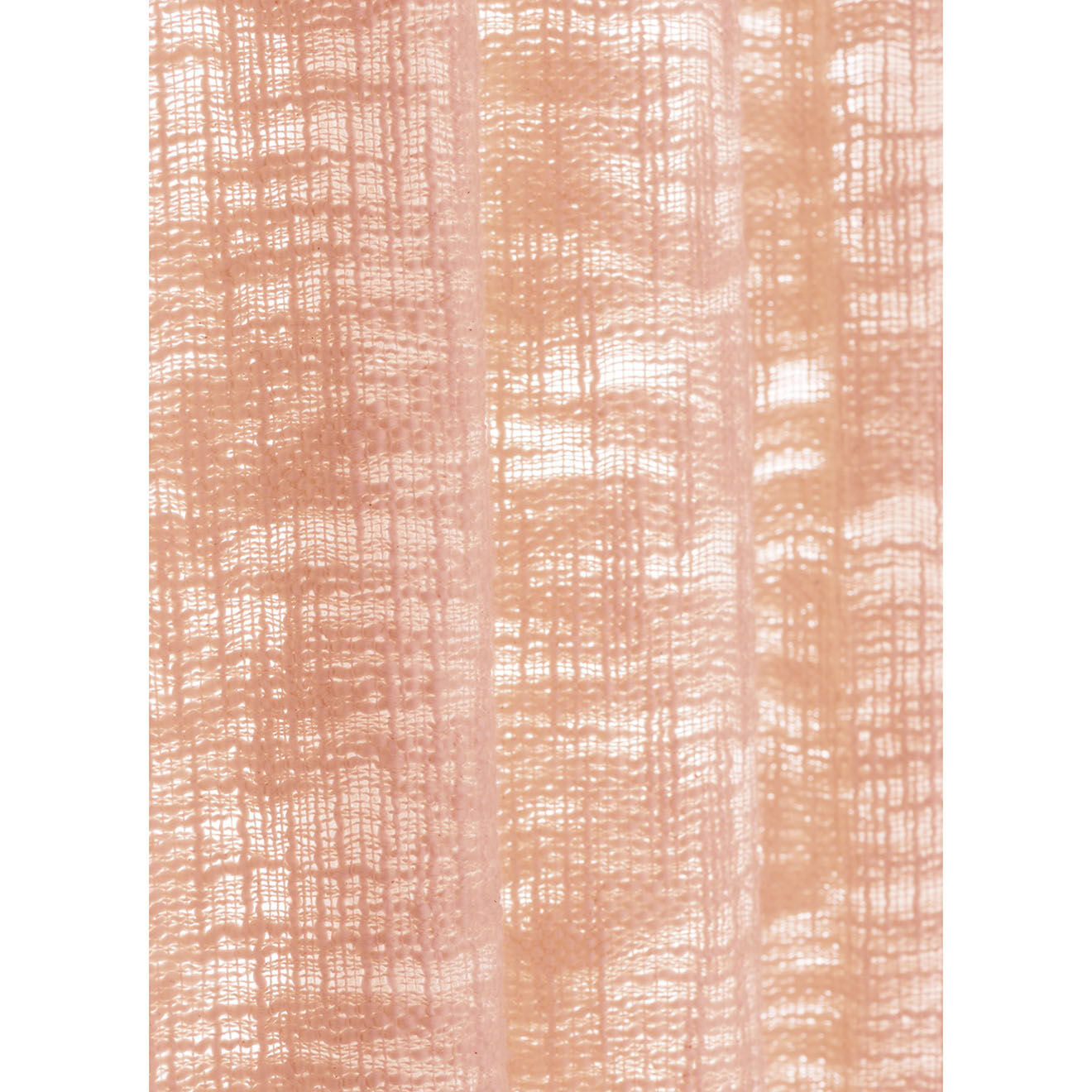 En Fil d'Indienne Rideau en Coton tissé façon Kadhi dragée - 130x280 cm