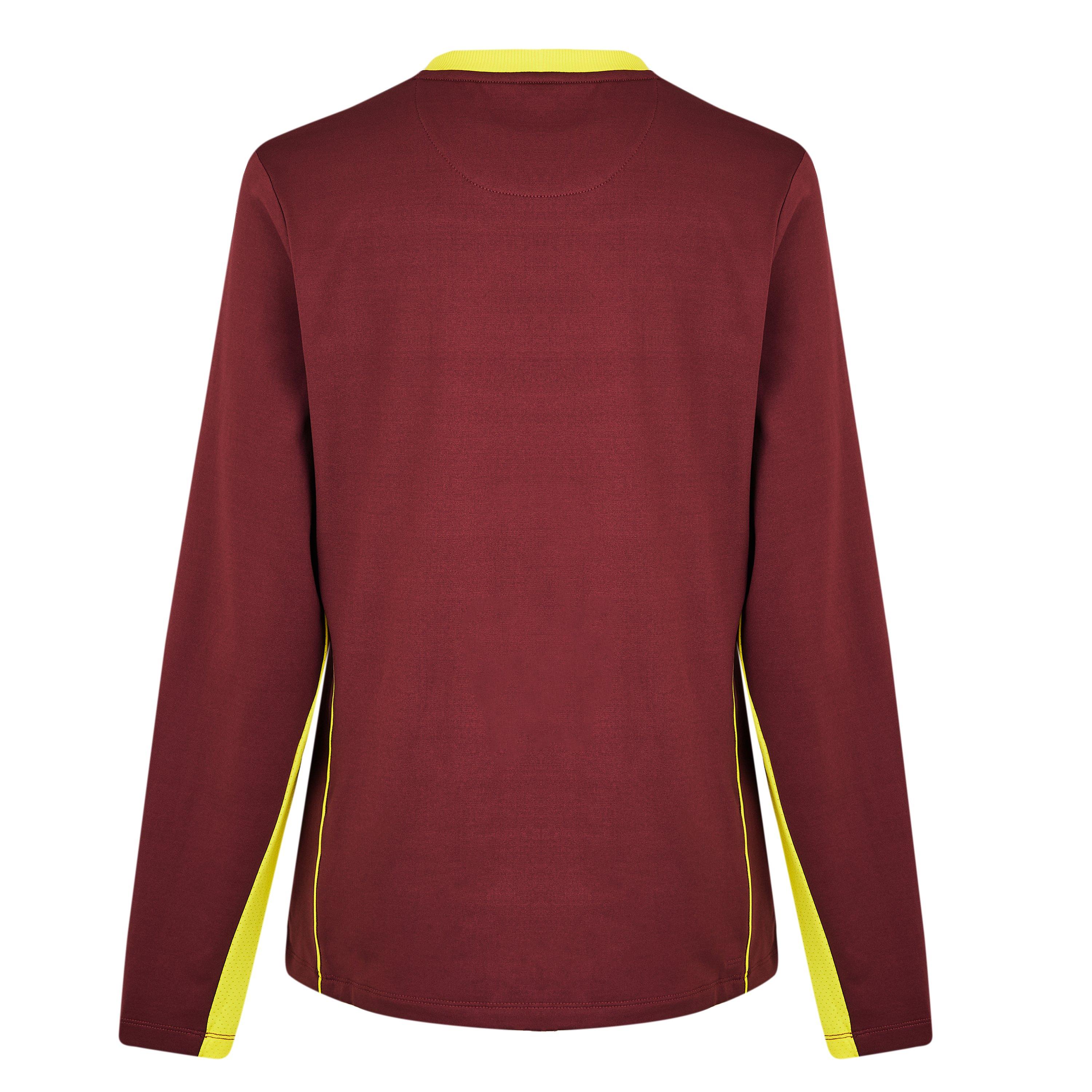 Castore West Indies Odi Long Sleeve Pull Over Polo Mens