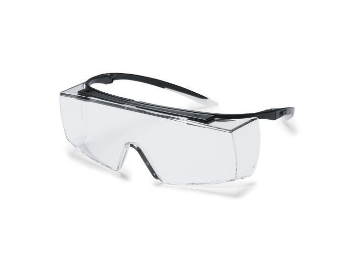 uvex Überbrille Super f OTG, Klar Schutzbrille, Bügelbrille