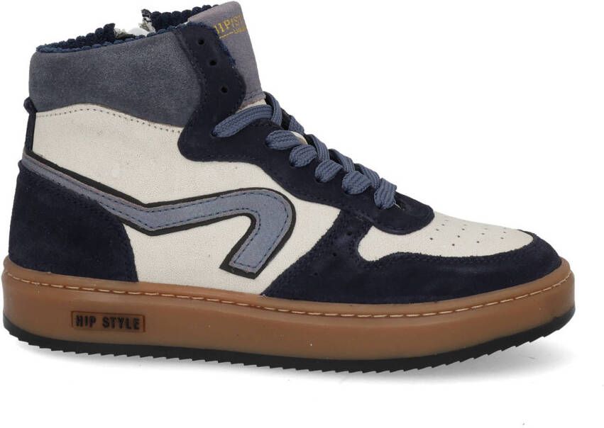 HIP H1803 donkerblauw multi blauw