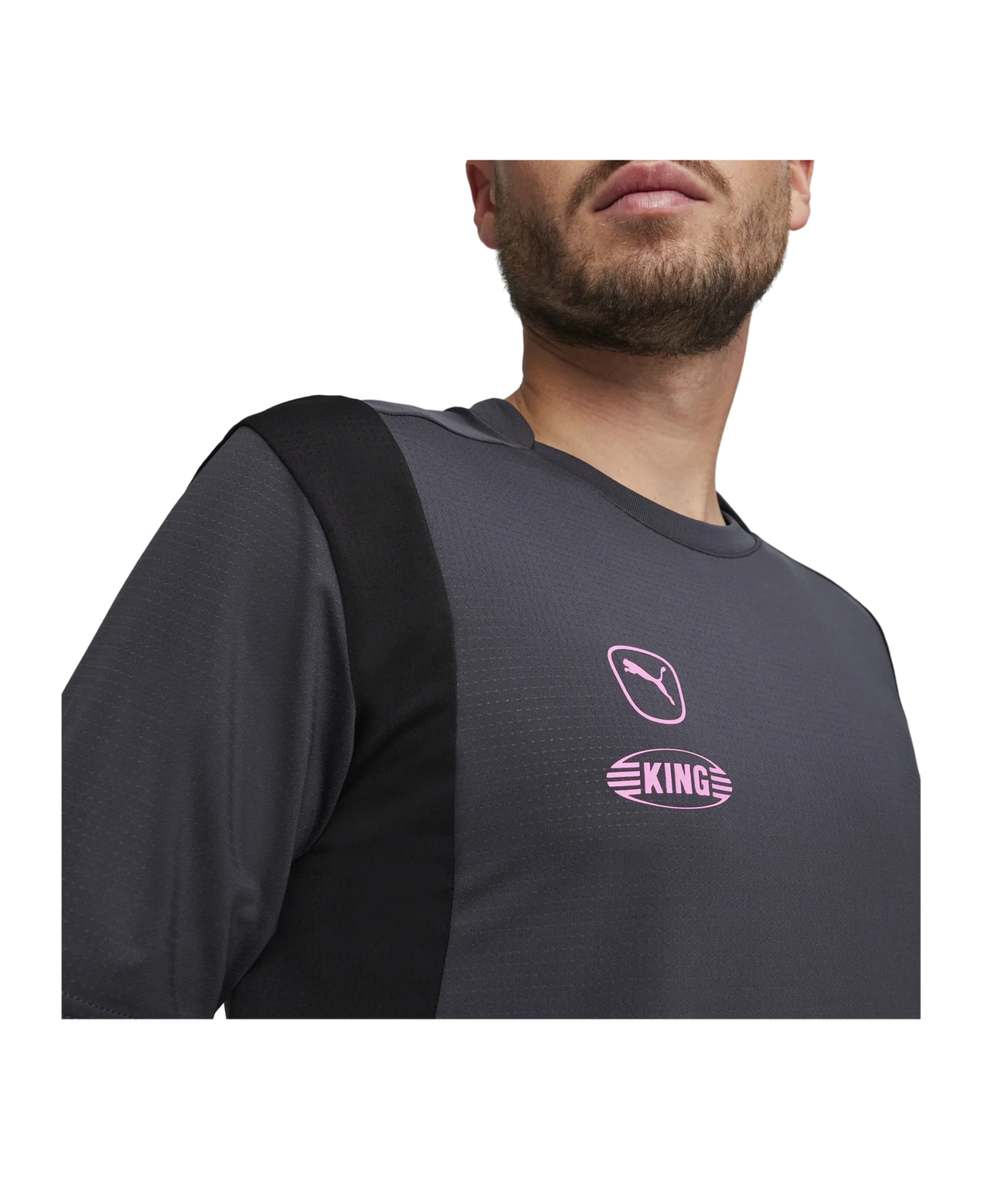 PUMA KING Pro Trikot Grau Schwarz F05