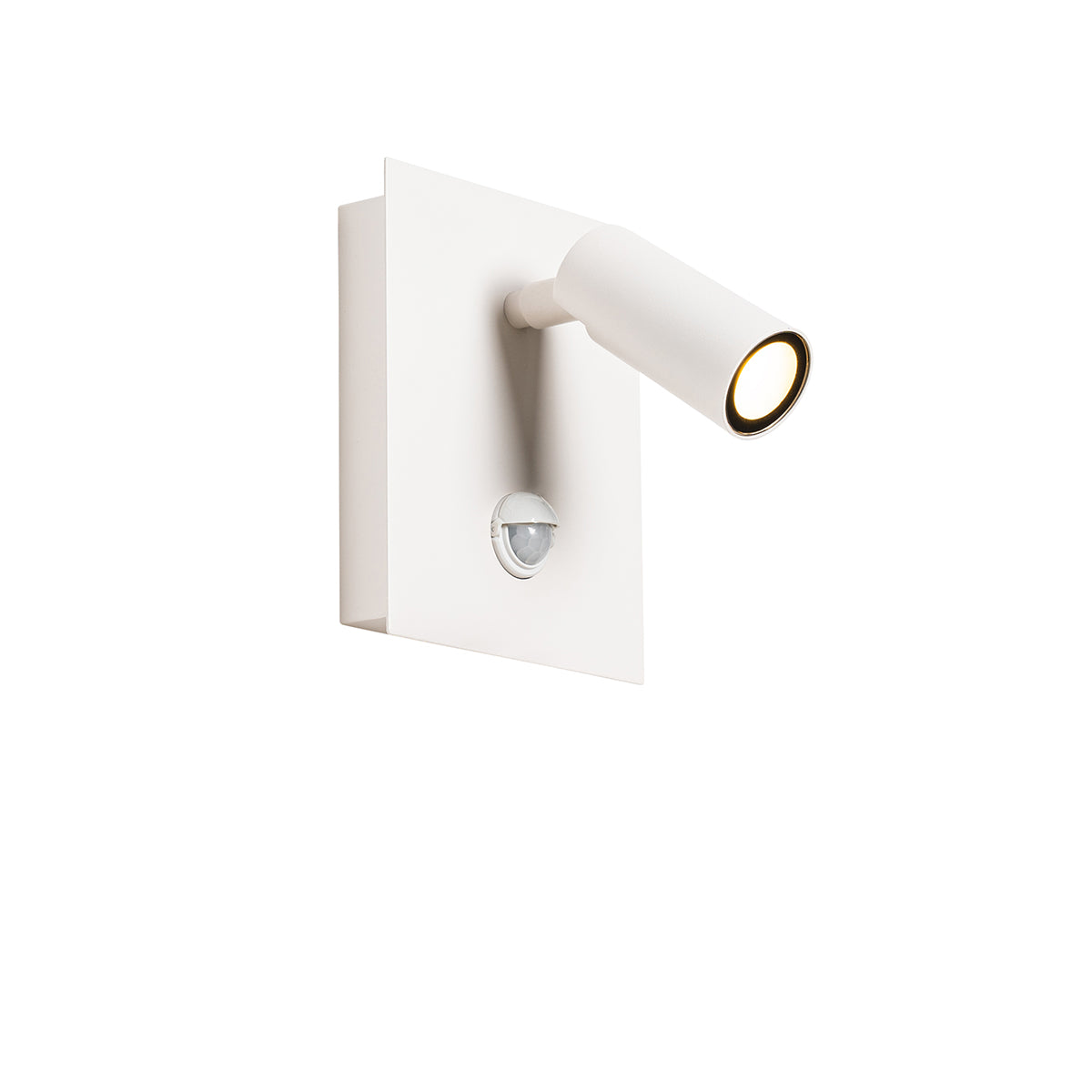 QAZQA Buiten wandlamp wit incl. LED IP54 bewegingssensor - Simon