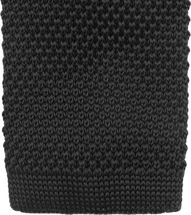 Suitable Knitted Stropdas Zwart TK-08 TK-08-025 kopen