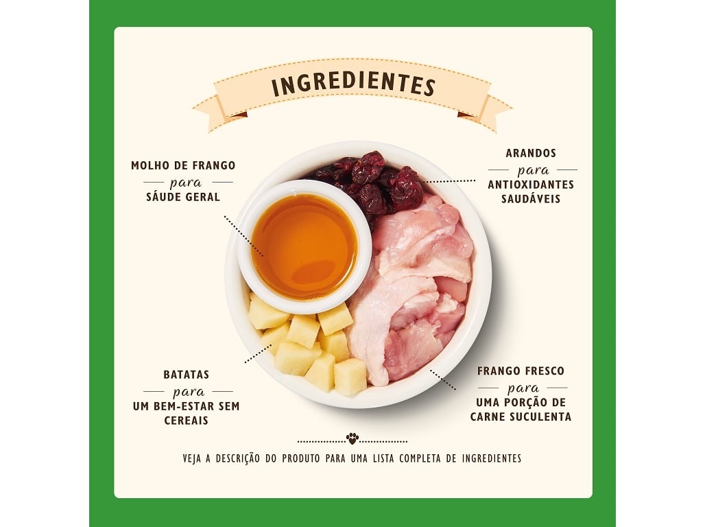 RAÇÃO PARA GATO LILY'S KITCHEN FRANGO E VEGETAIS 800G