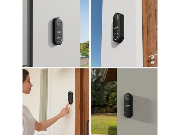 Reolink Smart 2K+ Video Doorbell WiFi - Smart dørbjelle og ringeklokke - med kamera - kablet, trådløs - 802.11a/b/g/n - 10/100 Ethernet