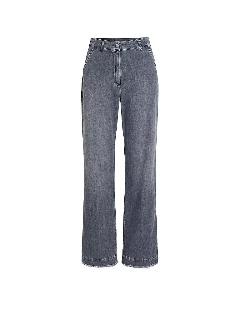 PENN&INK Jeans Wide Leg grau